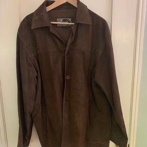 Redsand Suede Leather Coat L/XL Fred Segal